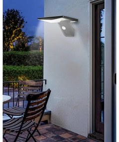 Immax 08482L-LED Solárne nástenné svietidlo so senzorom LED/2,6W/5,5V IP65 čierna