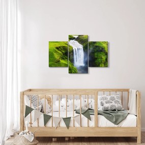 Obraz - Vodopád Skogafoss (90x60 cm)