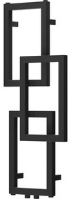 Mexen Grid, dekoratívny kúpeľňový radiátor 870 x 360 mm, 209 W, čierna, W215-0870-360-00-70