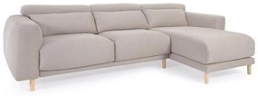 Béžová rohová pohovka (pravý roh) Singa - Kave Home