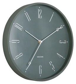 Karlsson 5988GR dizajnové nástenné hodiny sivá, pr. 30 cm