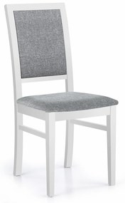 Jedálenská stolička Sylwek 1 - biela / sivá