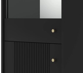 Vitrína Iseo 54 cm černá