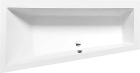 Polysan Andra asymetrická vaňa 170x90 cm akrylát ľavá 81111