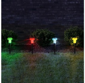 Globo 33987-4 - SADA 4x LED RGB Solárne svietidlo LED/0,05W/3V IP44