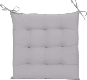 Podsedák na stoličky Nils 40x40 cm, strieborný%