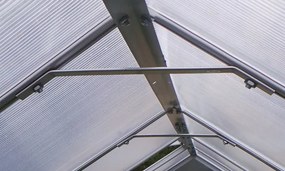 Jurhan Záhradný skleník z polykarbonátu Aluminium M3 - 250 x 190 x 190 cm bez zakladne