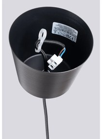 Čierne závesné svietidlo ø 35 cm Vito – Sollux