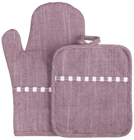 Kuchynská rukavica Denim Bordo