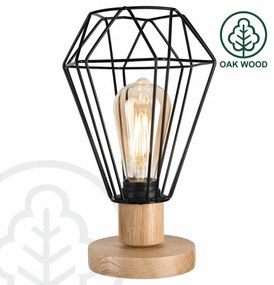 Brilagi - Stolná lampa WOODY BASKET 1xE27/60W/230V dub