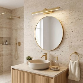 Toolight Toolight, LED nástenné svietidlo, 58cm, 11W, 4000K, 1000lm, SWE008-1W, zlatá matná, OSW-20107