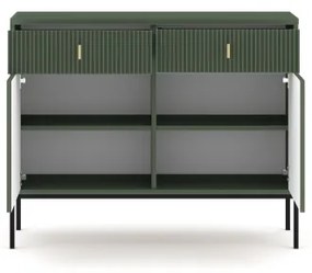 Komoda SUE zelená/čierna