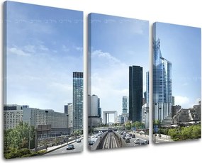Obraz na stenu 3 dielny MESTO ME112E30 - 90x60 cm