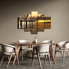 Obraz - Architektúra pri pobreží (150x105 cm)