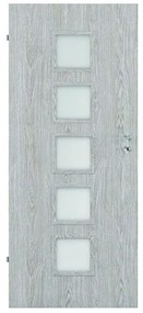 Dvere vnútorné Vedi 5*5 70Ľ dub strieborný