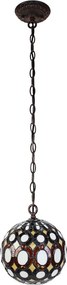 Závesné svietidlo Tiffany Gulia - Ø 20*116 cm E14/max 1*25W