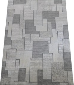 Koberec Esprit 3603 GREY – sivý vzorovaný obdĺžnik pre každú izbu Rozmer: 140x190 cm