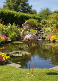 Plameniak kovový 86cm