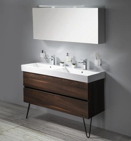 Sapho Sapho, CLOE galérka s LED osvetlením, 120x50x18cm, biela, CE120-0030