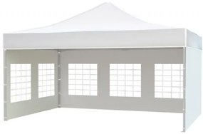 Nožnicový stan POLOPROFI PLUS 3x4,5 m biely