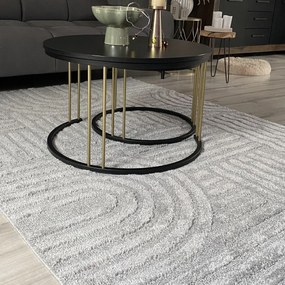 Ayyildiz, Kusový koberec Art 1121 Silver, 140x200, šedá, obývacia izba