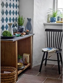 Konzolový stolík s kovovou doskou v prírodnej farbe 40x110 cm Riva – Bloomingville