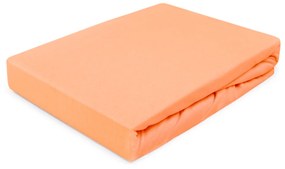 JERSEY PRESTIERADLO 003/210 200X220 CM ORANŽOVÉ