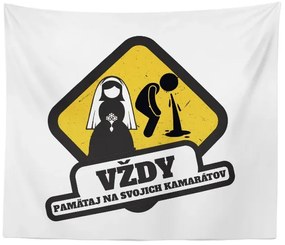 Sablio Deka Vždy pamätaj na svojich kamarátov: 150x120 cm