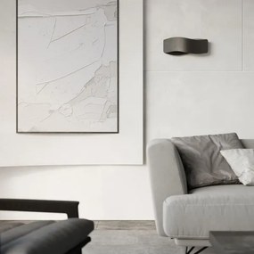 Sollux SL.1020 - Nástenné svietidlo TILA 2xG9/40W/230V 40 cm čierna