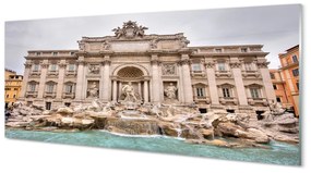Obraz na akrylátovom skle Rím fontána bazilika 120x60 cm