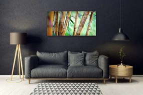 Obraz na skle Bambus príroda rastlina 140x70 cm