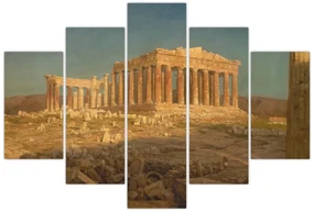 Obraz - Frederic Edwin Church, The Parthenon, reprodukcia (150x105 cm)