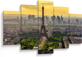 Obraz - Panoráma Paríža (150x105 cm)