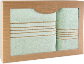 BAVLNENÉ UTERÁKY TIWANO SADA 1 KS 50X90 CM, 1 KS 70X140 CM MÄTOVÁ