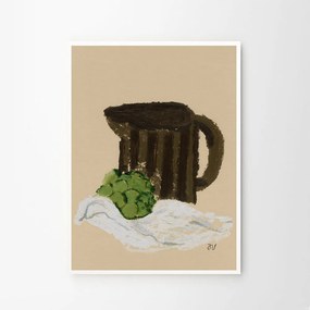 Moikka Plagát Still Life with Artichoke by Isabelle Vandeplassche 40x50
