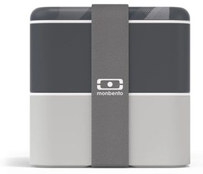 monbento Desiatový box Monbento Square Graphic Grey 1,7 l
