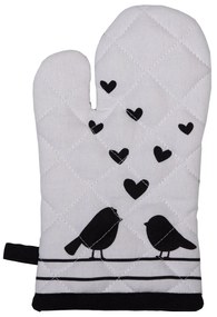 Detská chňapka - rukavice s vtáčikmi Love Birds - 12*21 cm
