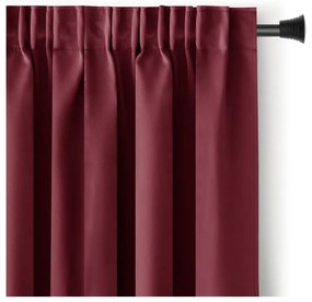 Vínový zatemňovací termo záves 140x245 cm Pleat – Restilo