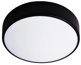 TEMAR Prisadené stropné kúpeľňové osvetlenie CLEO, 3xE27, 24W, 40cm, okrúhle, čierne, IP54