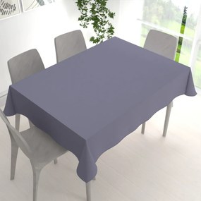 Biante Veľký obdĺžnikový bavlnený saténový obrus ST-016 Modrosivý 180x220 cm