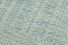 Dywany Łuszczów Kusový koberec Sion Sisal Aztec 22184 green/blue/ecru – na von aj na doma - 160x220 cm