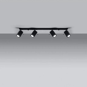 Stropné bodové svietidlo Merida 4L A-0459 čierna