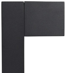 Priemyselná vonkajšia stojaca lampa tmavosivá 80 cm IP44 - Baleno