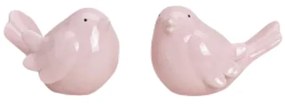 Keramický vtáčik BIRDAMIC 9 cm - viac variantov Farba: Ružová