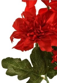 Umelá kvetina Dahlia červená, 54 cm