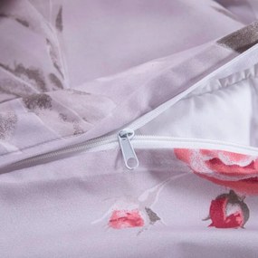 Posteľná rodinná súprava z mikrovlákna CHRISTINNE s plachtami a obliečkami na vankúšiky sada 8 dielov na dvojlôžko