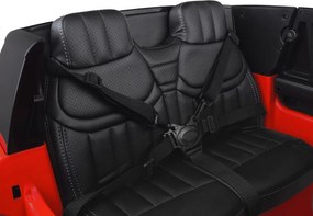 JOKOMISIADA Elektrické auto na batérie RANGE ROVER 4x4 s displejom na diaľkové ovládanie červené PA0319