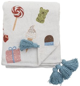 Biela detská deka 130x160 cm Sweets – Bloomingville Mini