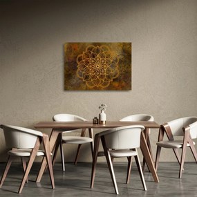 Sklenený obraz - Mandala radosti (70x50 cm)