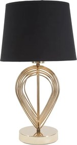 Stolná lampa Maxt 44 cm čierno-zlatá